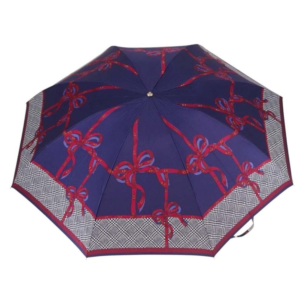 Dior Polyester Folding Umbrella Blue